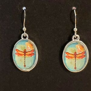 Artisan crafted earrings Dragonfly